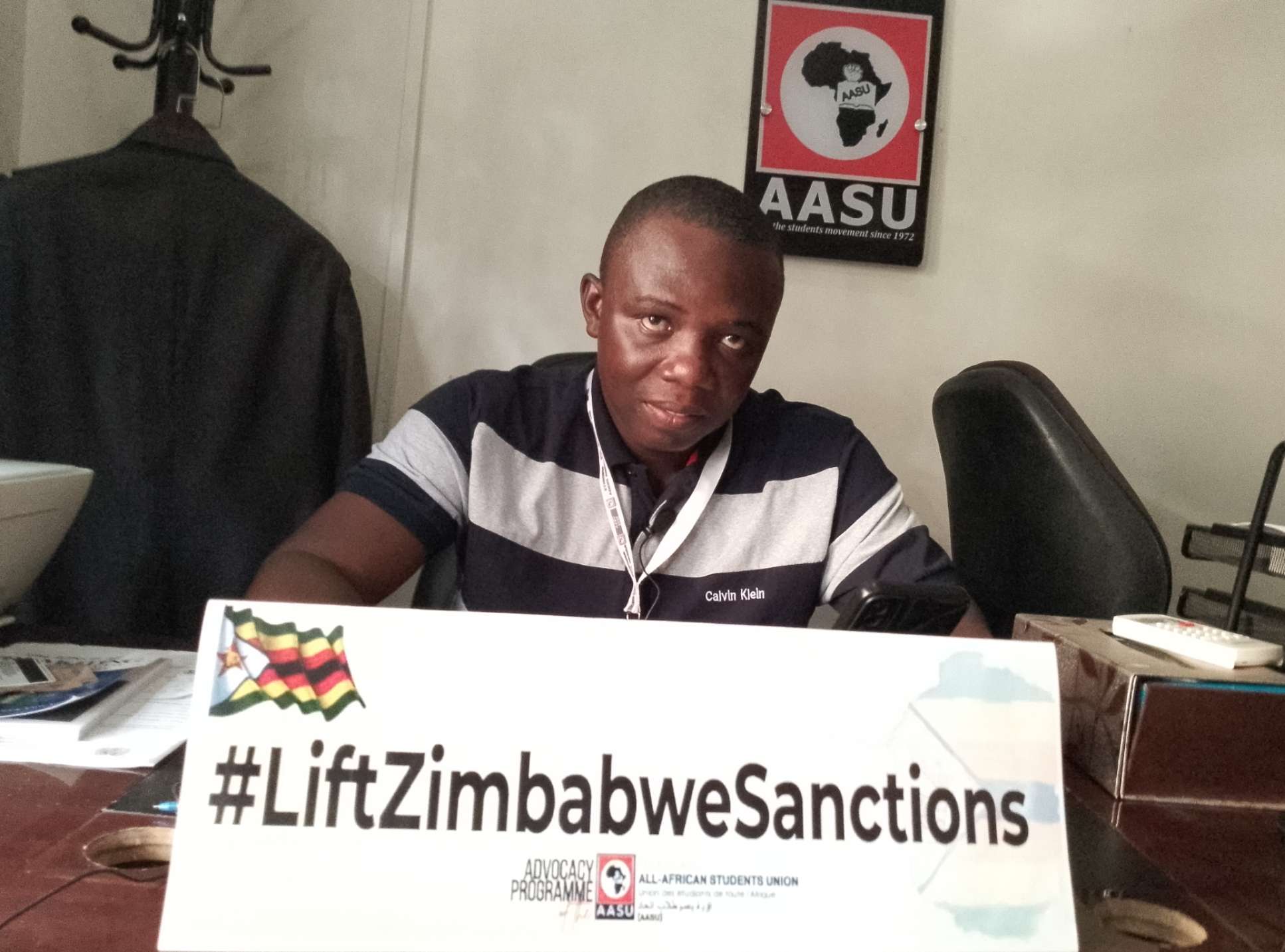 President of AASU, Osisiogu Osikenyi Enyinnaya