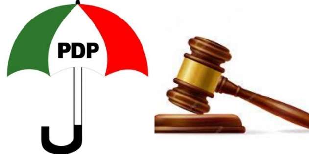 PDP logo and Court gravel