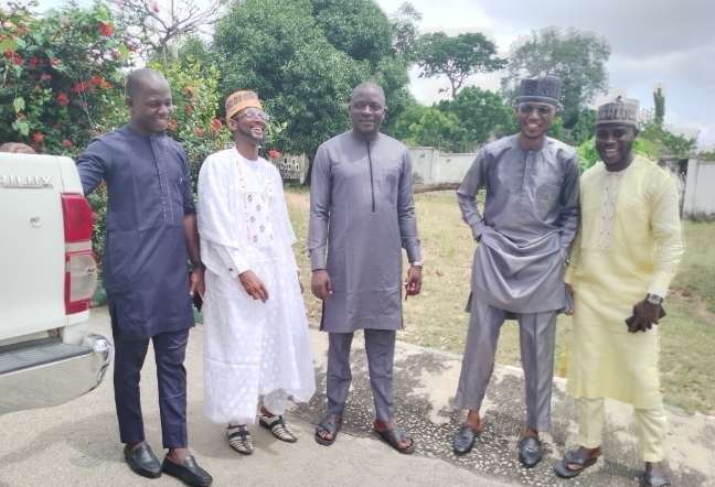 Mallam Bello Muhammed And Some Members of Team MBM Delegation At the End of the Meeting on Friday