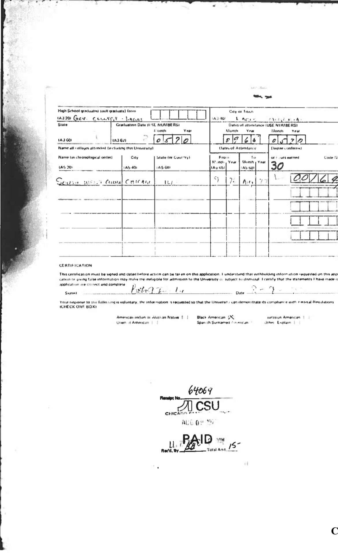 Bola Tinubu” Graduated From Govt College Lagos in 1970 Before Founding Date in 1974