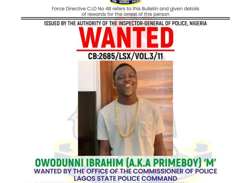MohBad’s Close Friend Primeboy Declared Wanted As Police Place N1m Bounty On Him