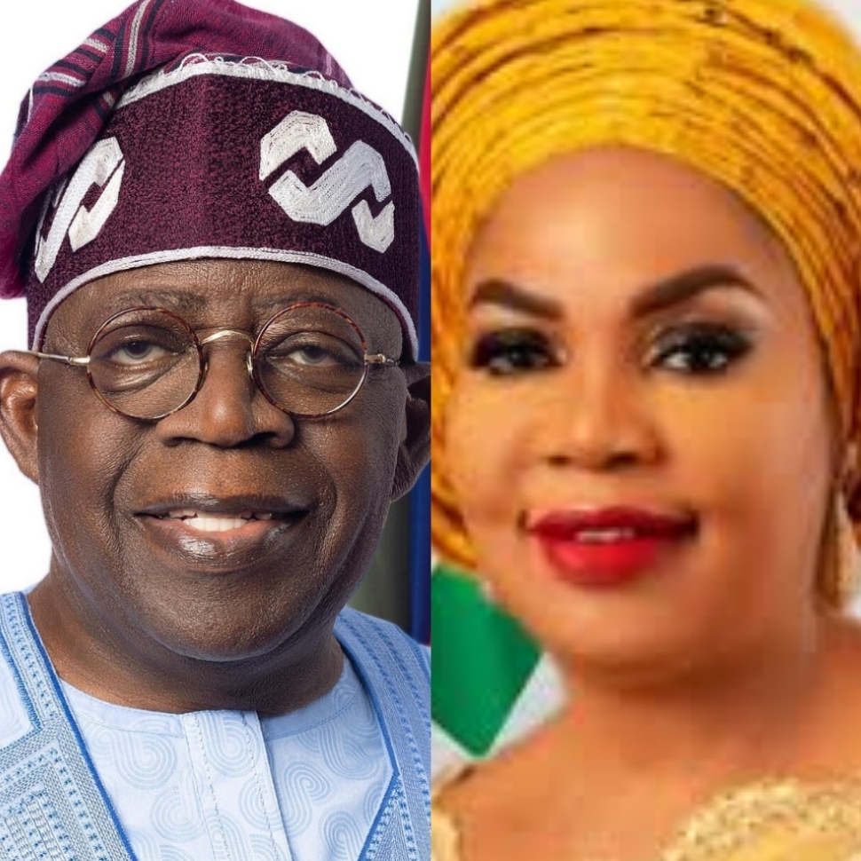 Bola Ahmed Tinubu and Nkeiruka Onyejeocha