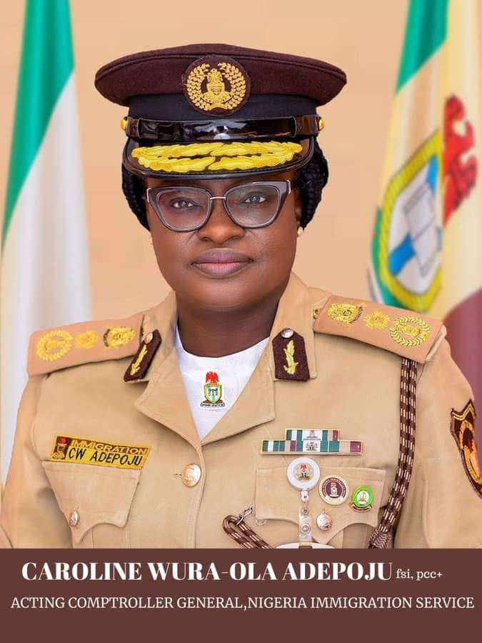 Comptroller General of Immigration Caroline Wuraola Adepoju