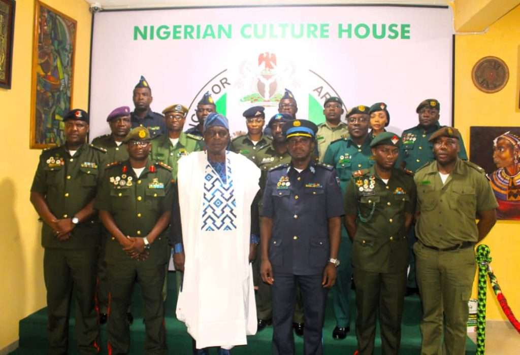 DG, NCAC, Otunba Runsewe in a group photograph with course participants.