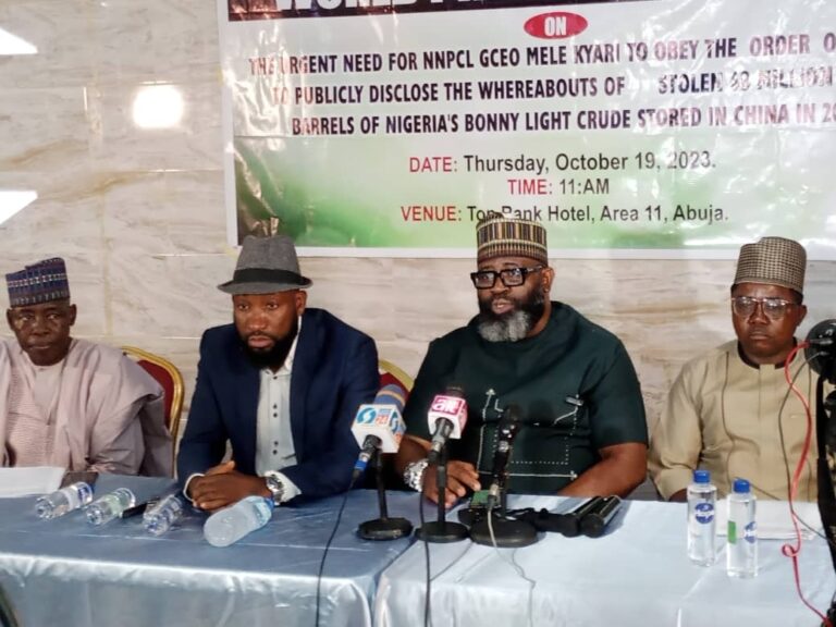 Sold Stolen Nigeria's Crude Oil Worth $4.8billion: CNPP, CSOs Call For Sack, Probe Of NNPCL’s GCEO Kyari Over Refusal To Obey Court Order