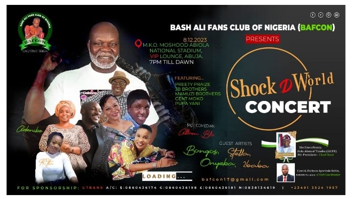 BAFCON Shock D World Concert in Abuja