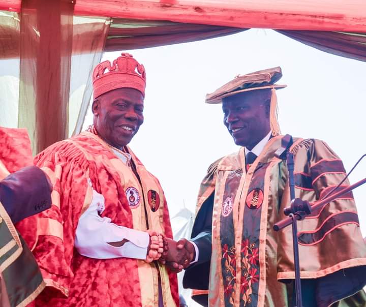 Oborevwori congratulates Okpe monarch on installation as Chancellor, Army 'varsity
