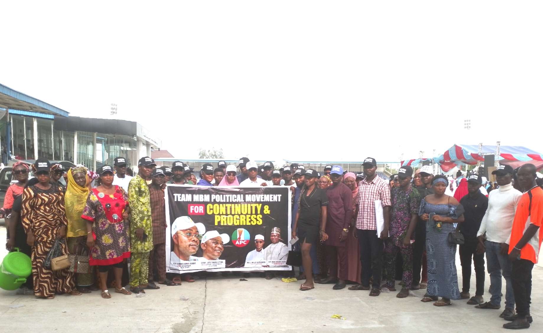 Kogi 2023: Team MBM Shows Presence At APC Governorship Campaign Flags-Off, Set To Declare Full Support For Ododo