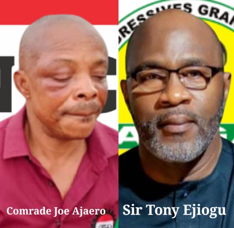 Comrade Joe Ajaero And Sir Tony Ejiogu