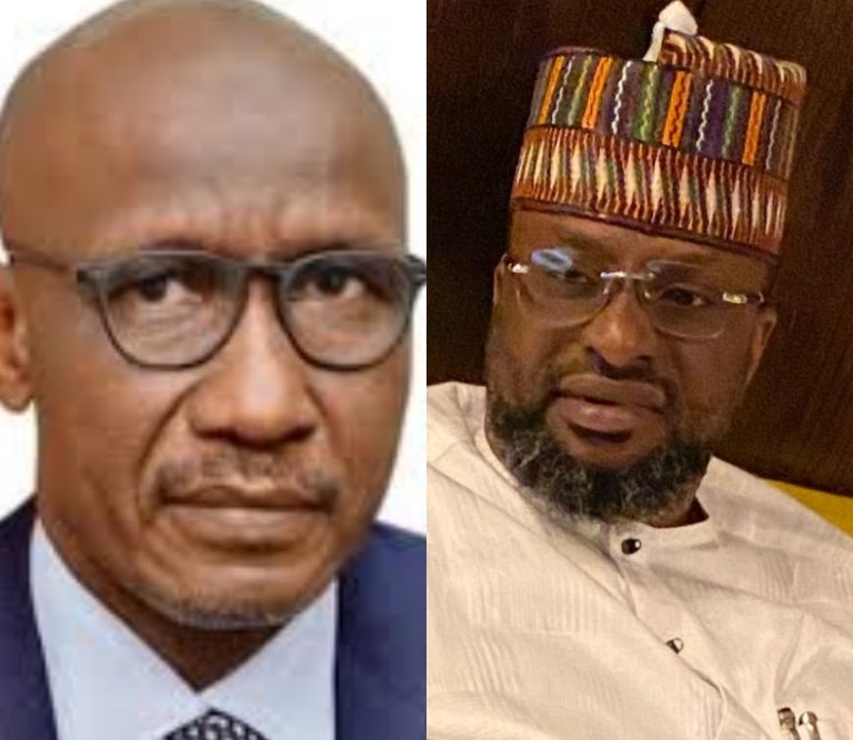 Hassan Sule and Mele Kyari