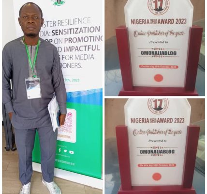 Gbenga Shaba Wins Online Publisher Of The Year Award At NMNA 2023