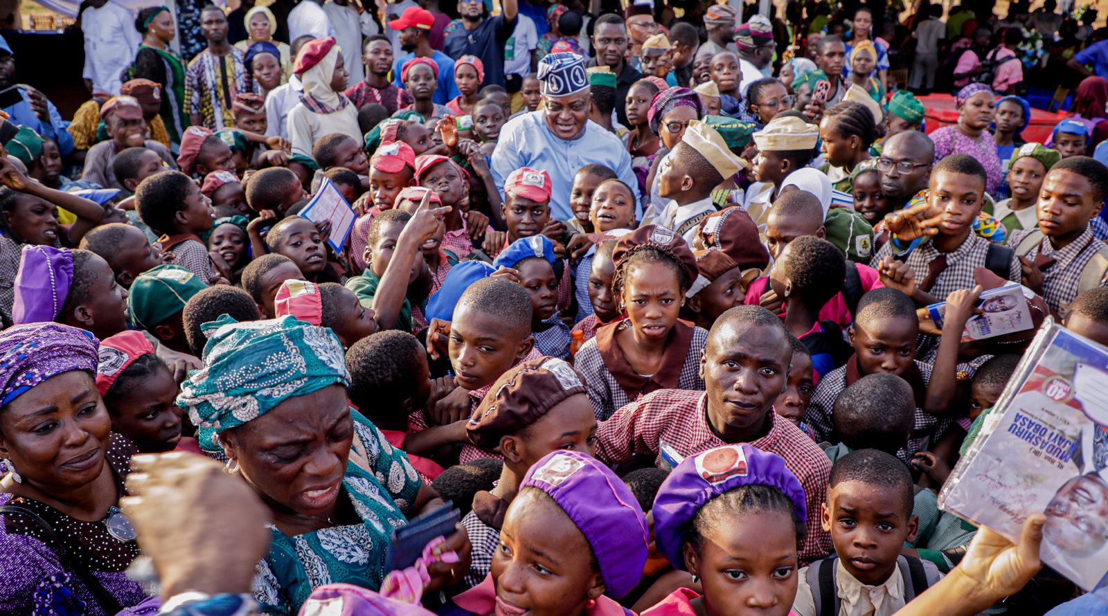 Photos: Obasa Celebrates Birthday With Students, Reveals 3 Secrets Of Success
