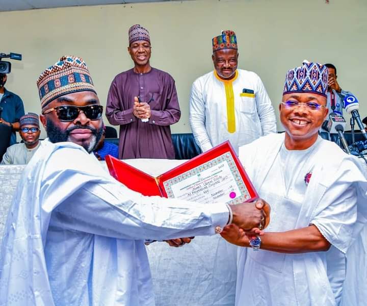 INEC Presents Certificates of Return To Governor-elect Ododo, His Deputy