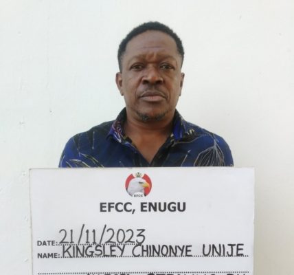 Kingsley Chinonye Unije Arraigned by EFCC