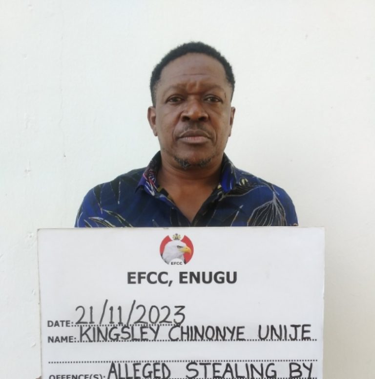 Kingsley Chinonye Unije Arraigned by EFCC