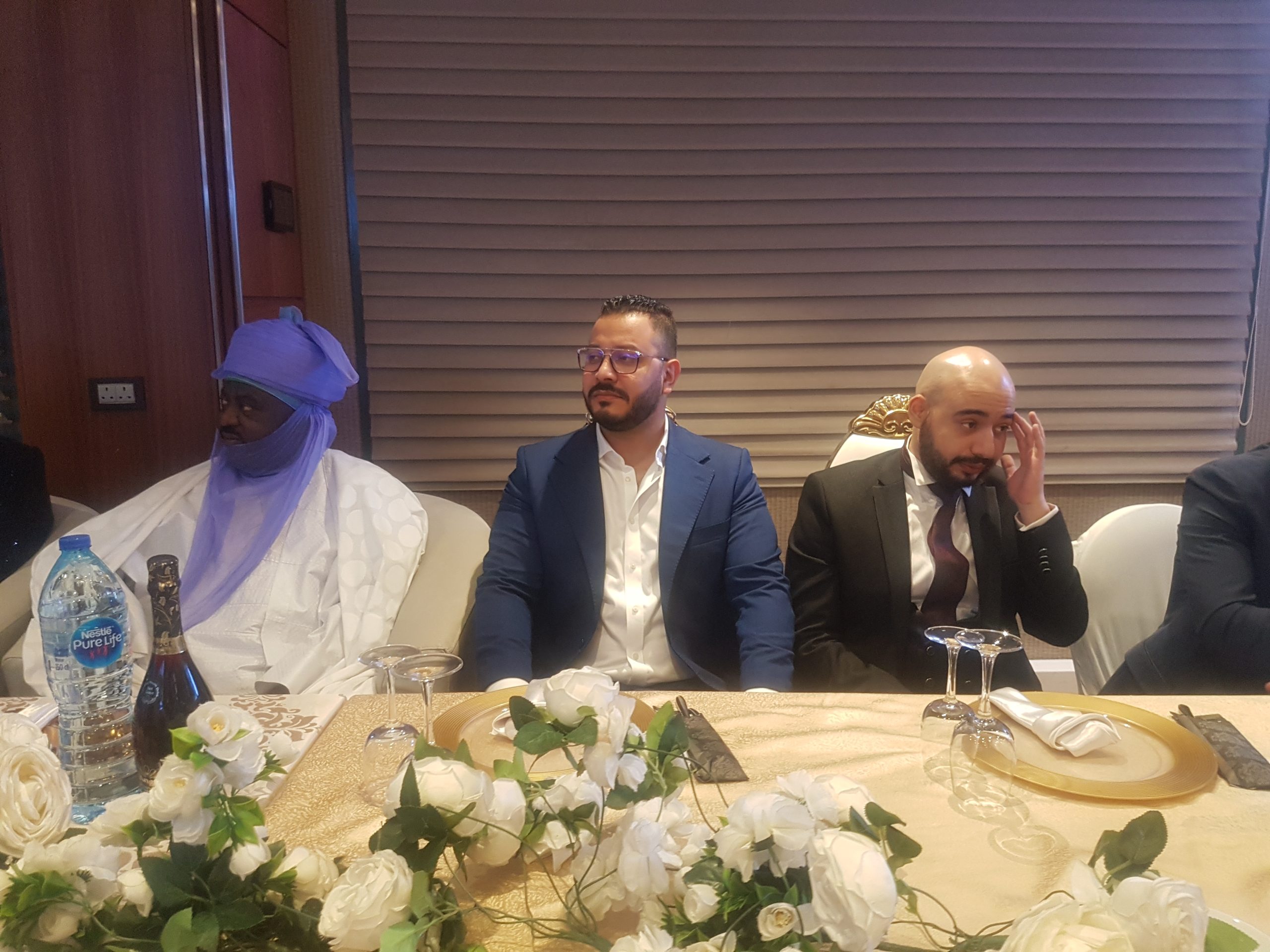 Emir of Kano Alhaji Ado Bayero and Members of the Diplomatic Corps at Dinner 