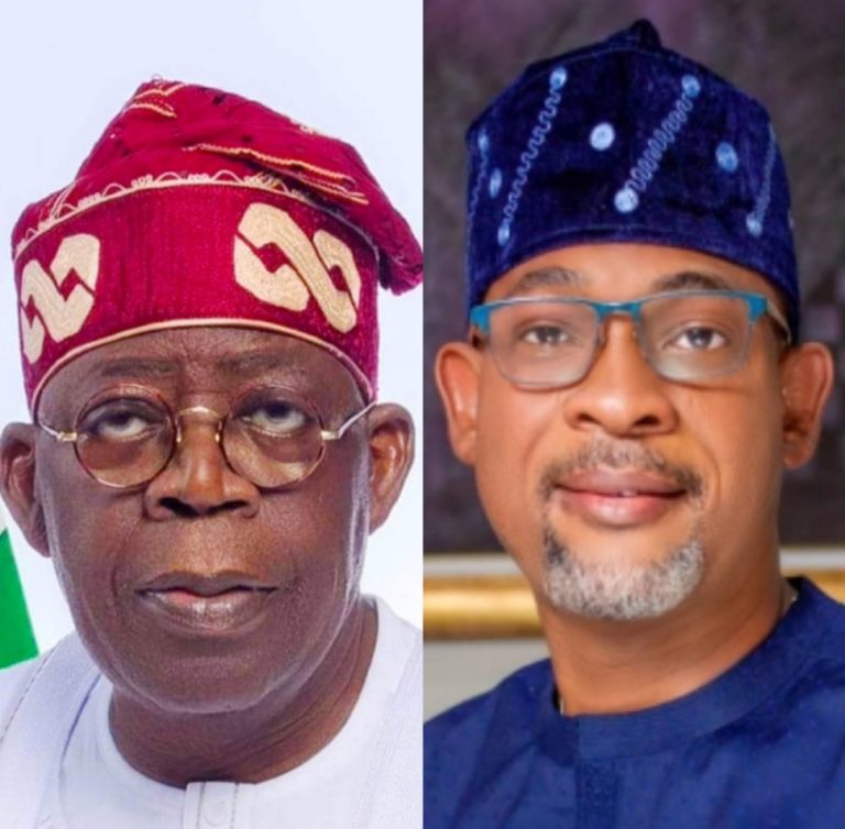 ALGON National President, Hon. Alabi Kolade David and President Bola Ahmed Tinubu