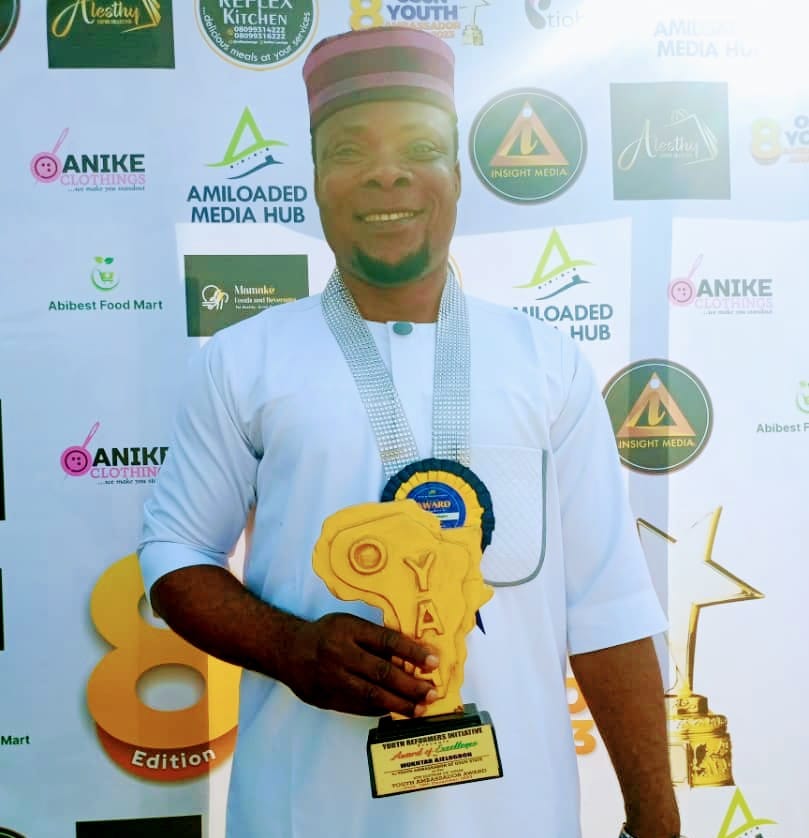 OYAA 2023: Mukhtar Ajelogbon Shines At Osun Youth Ambassador Award