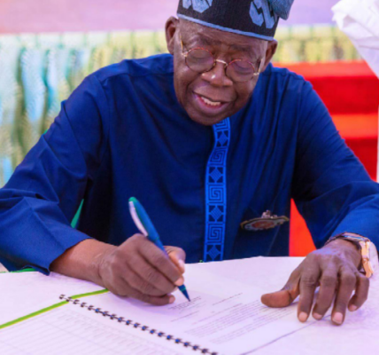 President Bola Ahmed Tinubu of Nigeria Signs Students Loan Scheme Bill Into Law