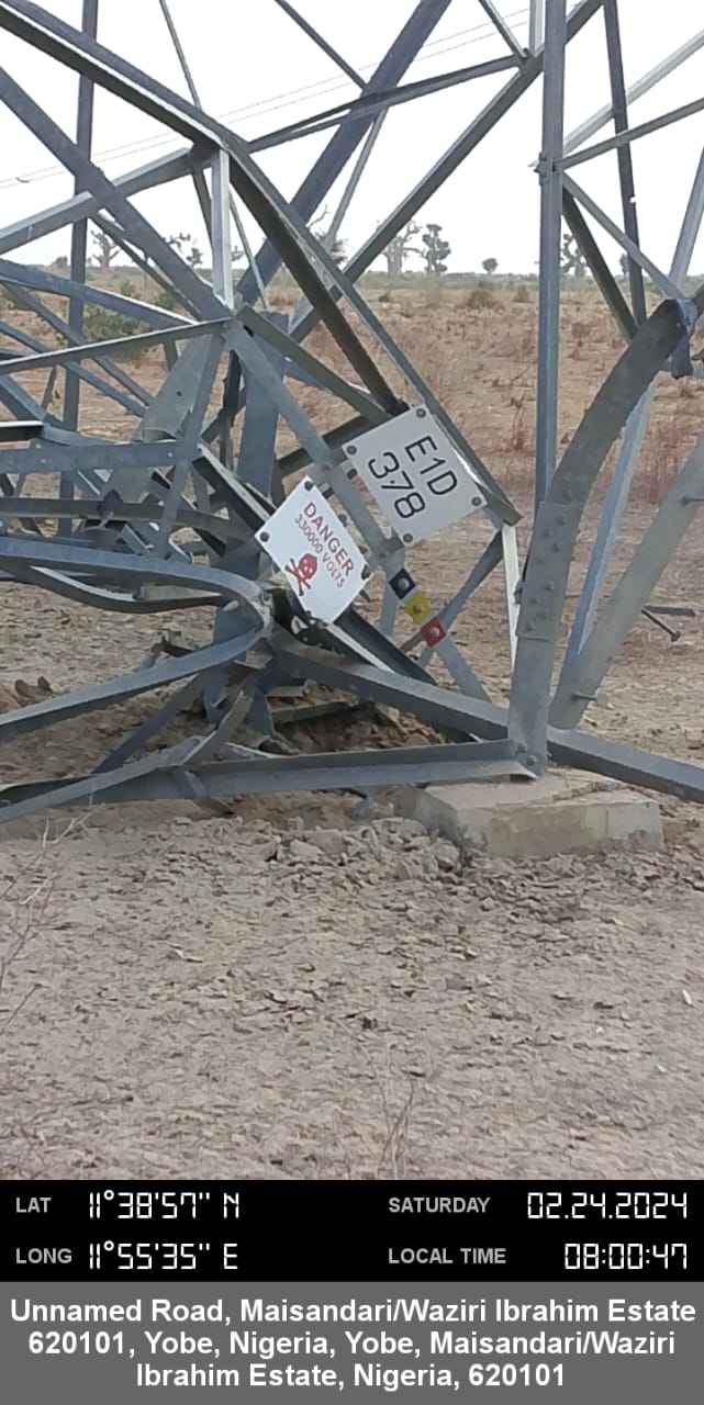 TCN Loses Two 330kV Transmission Towers To Insurgents in the North