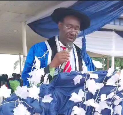 Vice Chancellor of Delta State University of Science and Technology, Ozoro, Professor Jacob Oboreh