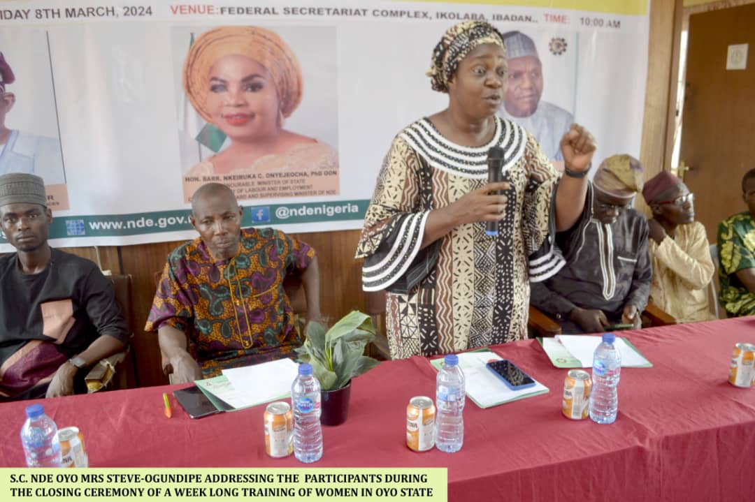 NDE Moves to Promote Women Participation in Job Creation, Empowers 20 Women in Oyo