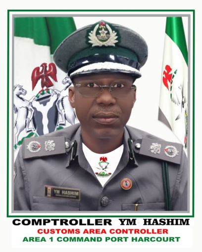 Customs’ Area Controller of the Command, Comptroller Mustapha Hashim