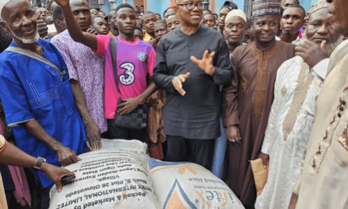 Peter Obi Takes His One Nigeria Message To Onitsha Mosque On Easter Day