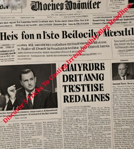 Discover 5 Tricks To Casting Irresponsible Blog Headlines
