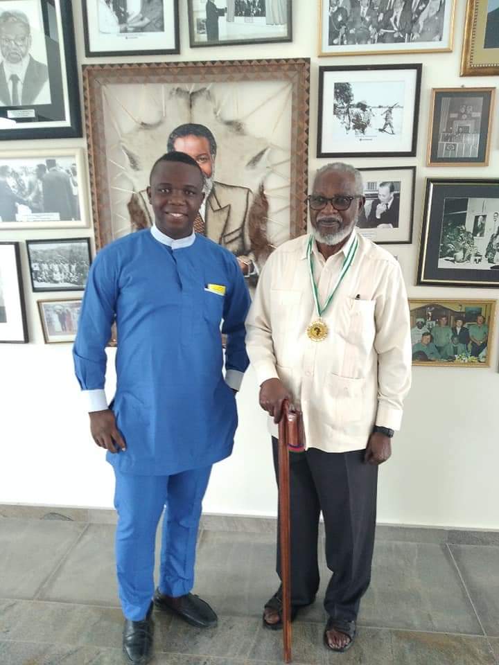 HE Osisiogu Osikenyi and HE Dr. Samuel Shafiishuna Daniel Nujoma 