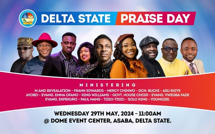 First Year Anniversary: Delta State Holds Praise, Worship Day May 29