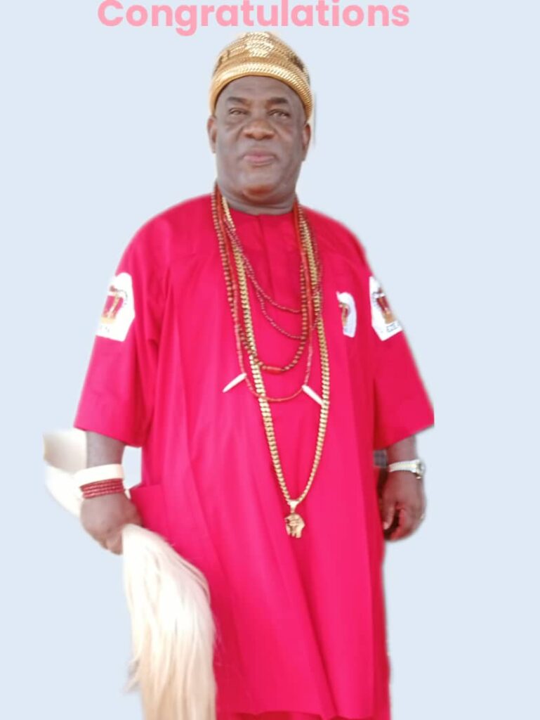 Chairman of Nsukka LGA Traditional Rulers'Council, HRH Igwe Anthony Ezenma