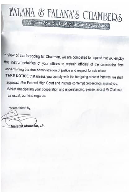 Falana Chambers Warns INEC Against Recognizing Abure's Leadership