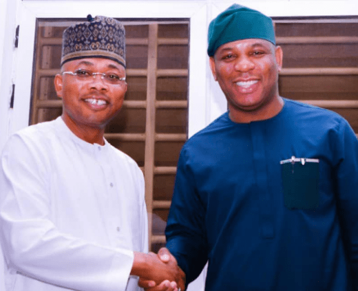 Prince Abubakar Audu and Governor Usman Ododo