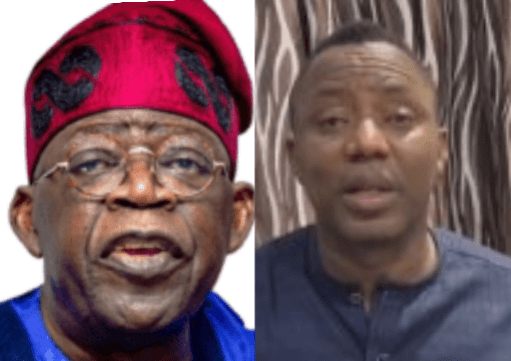 Bola Ahmed Tinubu and Yele Sowore
