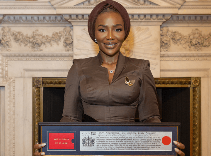 Olori Ivie Atuwatse III, Queen Consort of Warri, Awarded Freedom of the City of London, Joining Iconic Figures like Nelson Mandela, Princess Diana, and Winston Churchill