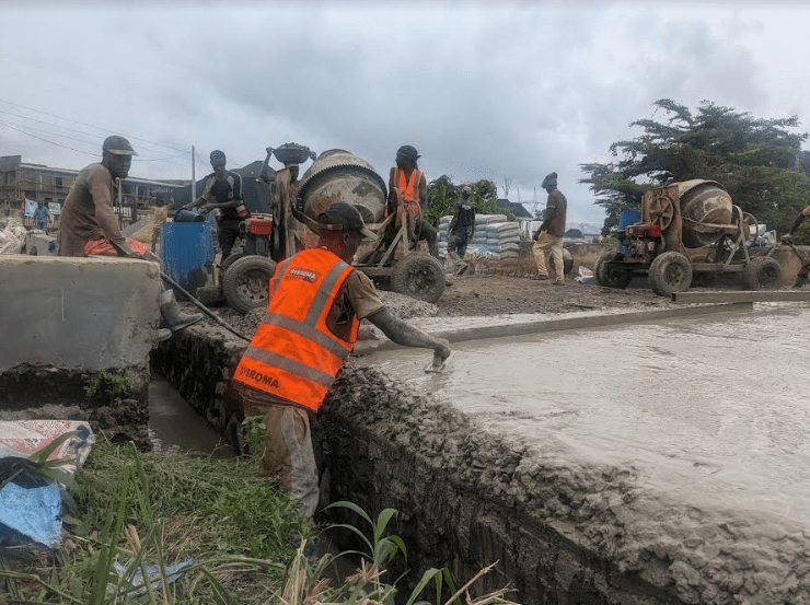 Oyo State Deploys Reinforced Concrete Technology on Flood-Prone Road