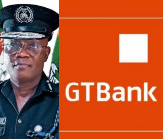 Police Special Fraud Unit (PSFU) and GTBank logo on Cyber Stalking Case