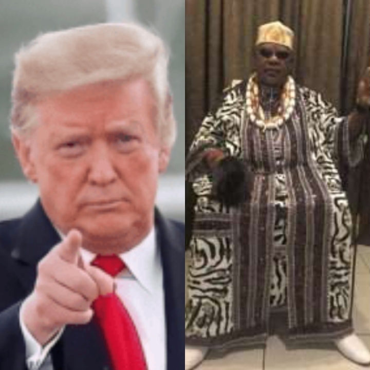 Donald Trump and Eze-Igwe Williams Ezugwu
