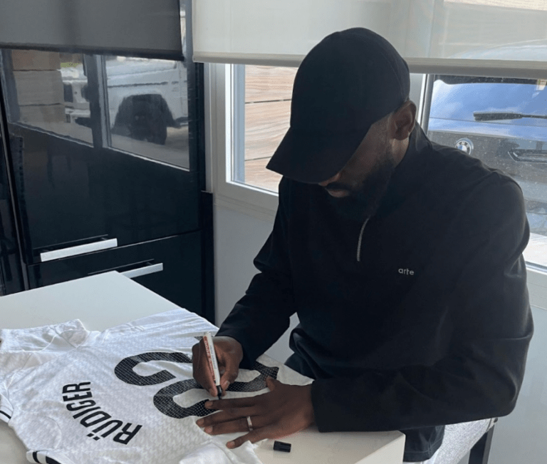 Real Madrid Star Antonio Rüdiger Auctioning Match-worn Signed Jersey To Support Pygmy Hippo Conservation Till 1 December