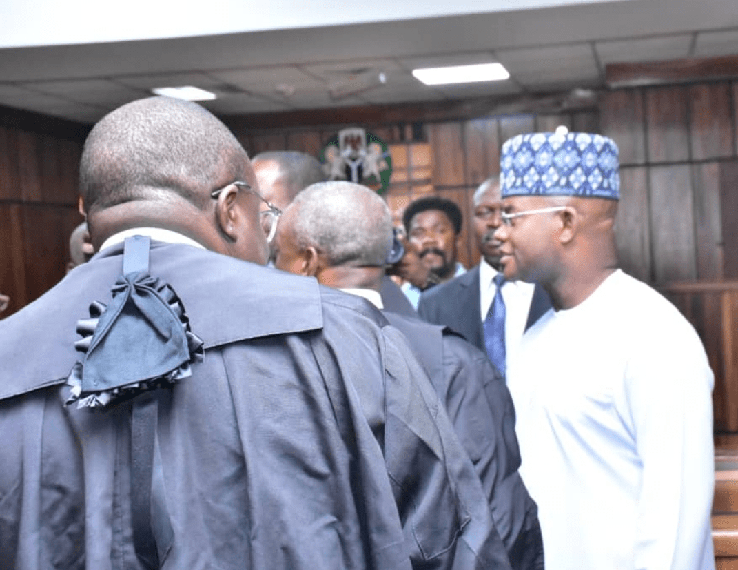 Yahaya Bello in court