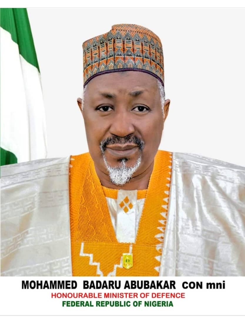 Minister of Defence Mohammed Badaru Abubakar 
