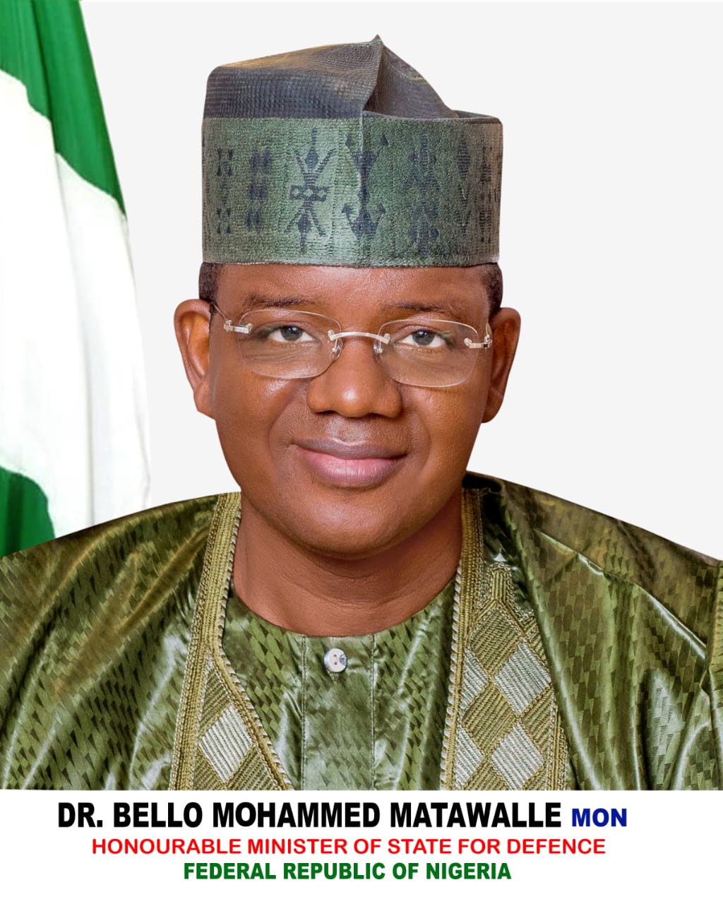Minister of State for Defence Dr Bello Muhammed Matawalle 