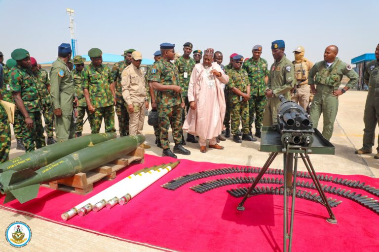 Defence Minister Lauds NAF's Operational Readiness, Symbolically Flags-off Air Campaign Under Operation FANSAN YAMMA