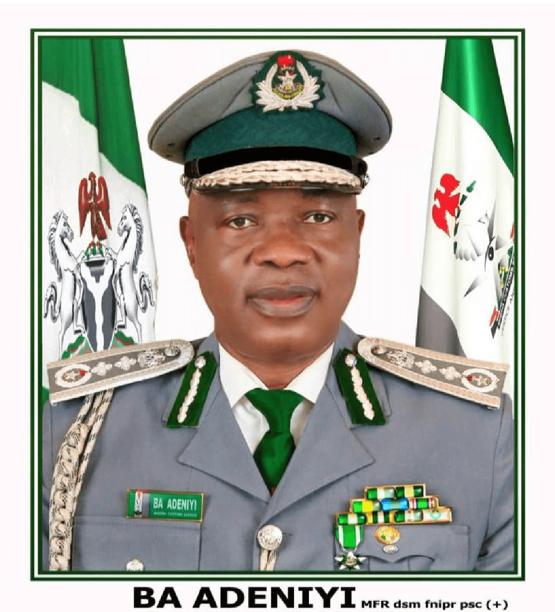 Comptroller-General of Customs (CGC), Bashir Adewale Adeniyi