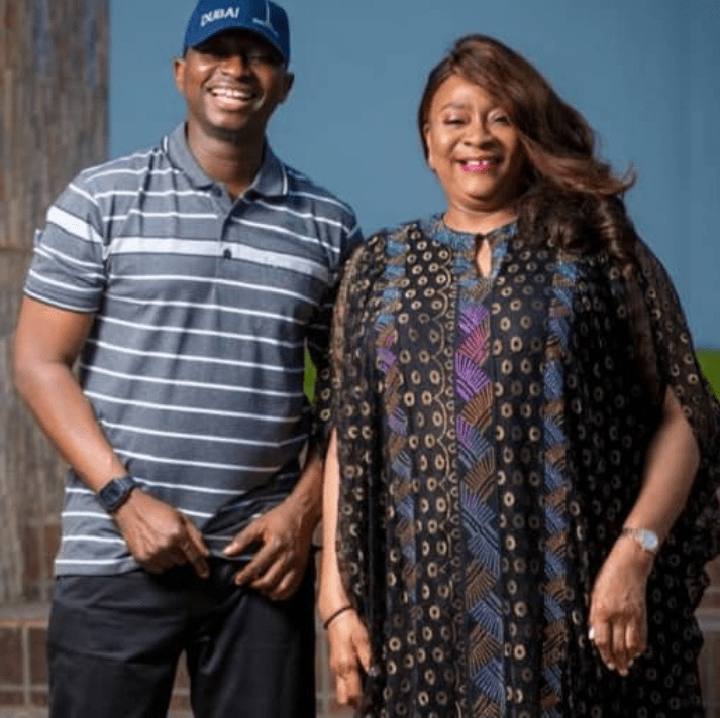 Alhaji Ibrahim Mohammed Ajia and Arunma Oteh 