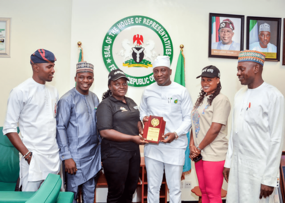 National Association of Nigerian Students (NANS) has conferred the prestigious title of Icon of Leadership on Honorable Ifeoluwa Ehindero, 
