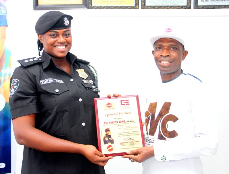 CMC Gladiators Honours DSP Timfon John as Most Outstanding PPRO of the Year