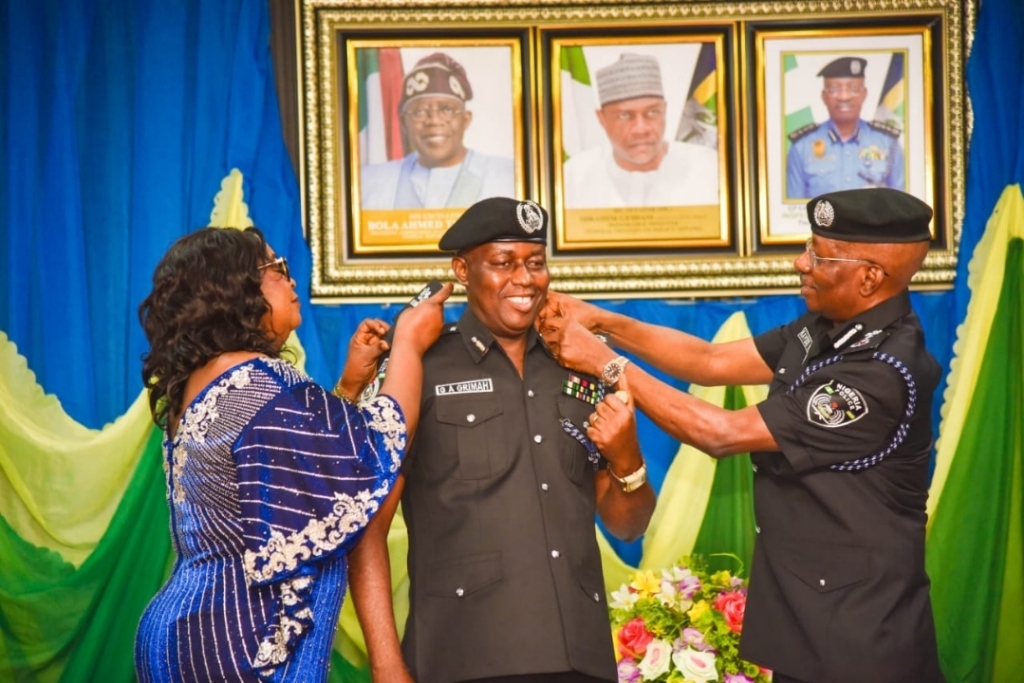 Day Inspector-General of Police Olukayode Egbetokun Decorated Assistant Inspector General of Police (AIG) Gyogon Augustine Grimah, psc, FCAI, AIG Zone 10 Sokoto, Other Newly Promoted Senior Officers