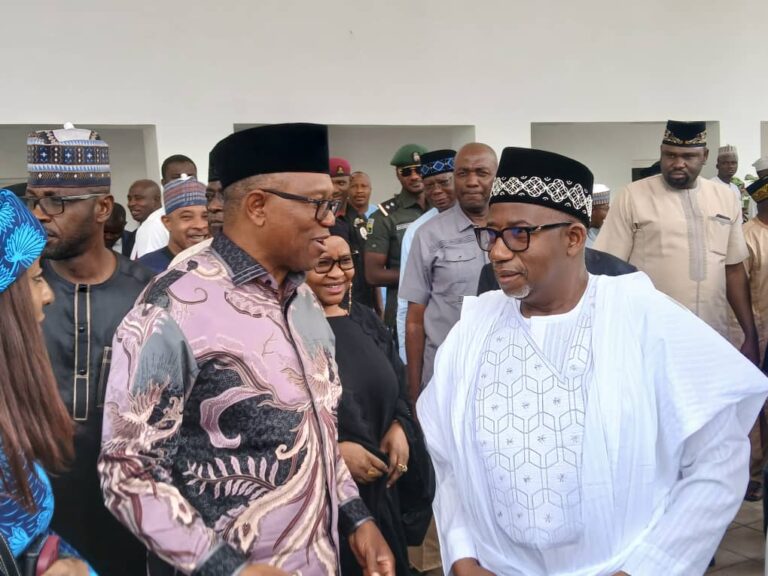 Peter Obi and Governor Bala Mohammed of Bauchi State